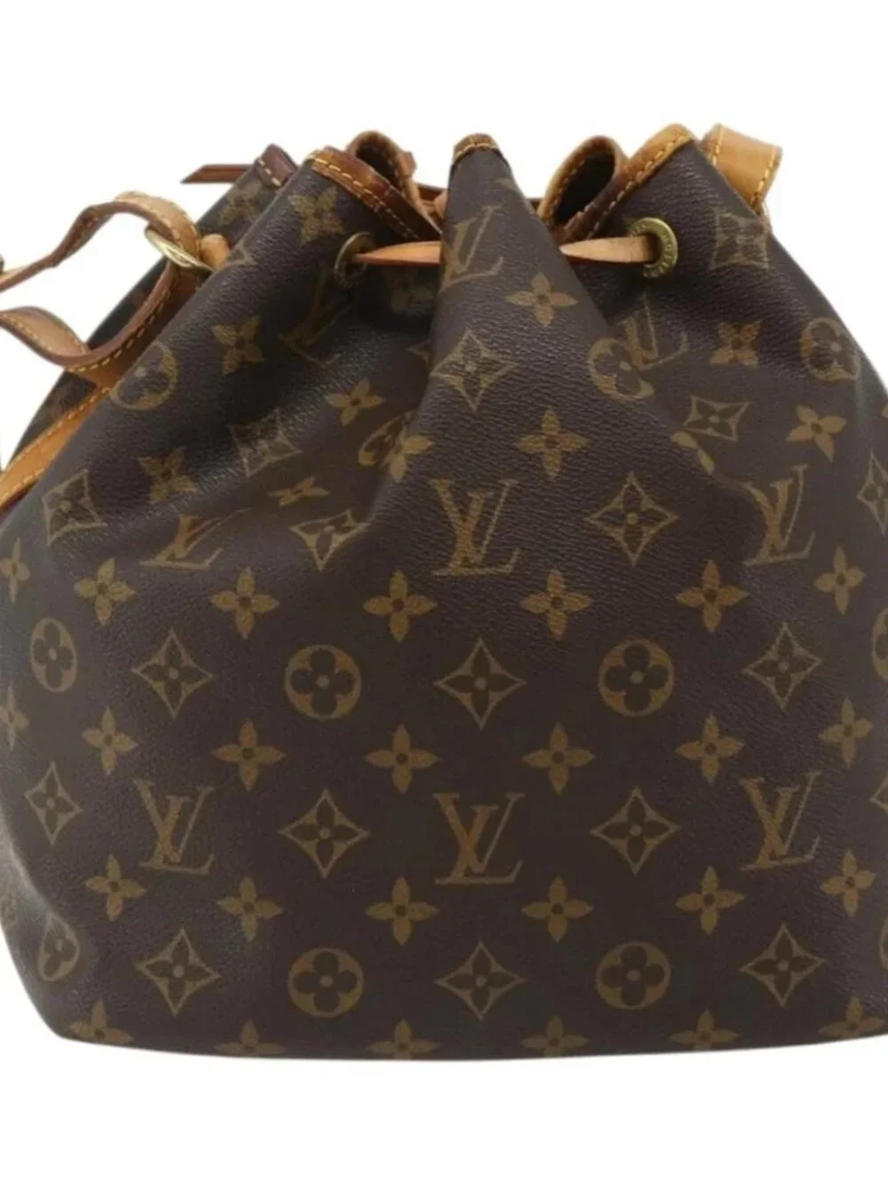 LOUIS VUITTON Monogram Petit Noe Shoulder Bag M42226 LV Auth mr2448